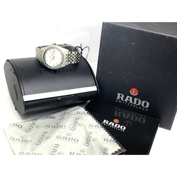Rado Women's Watch R33099918 Swiss Quartz Diamond Mother of Pearl Dial 35mm - Picture 3 of 14